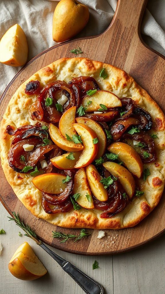 savory sweet flatbread delight