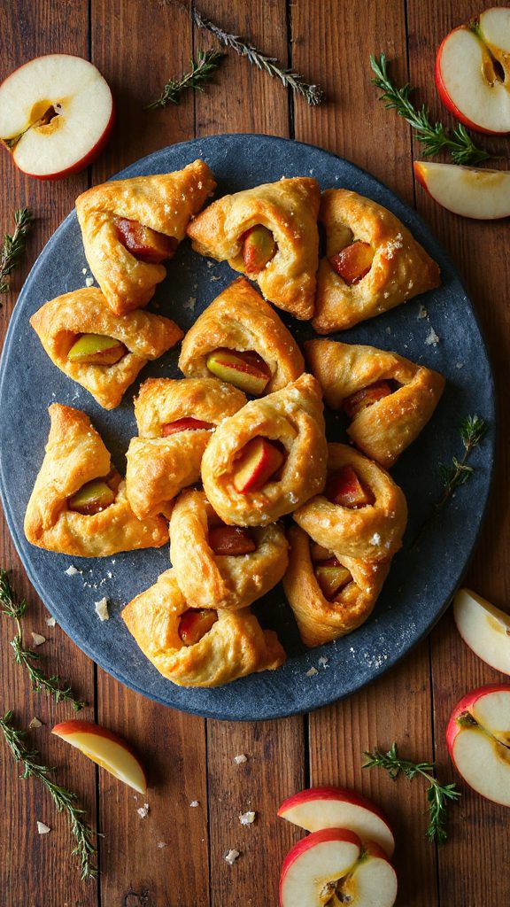 savory sweet pastry bites