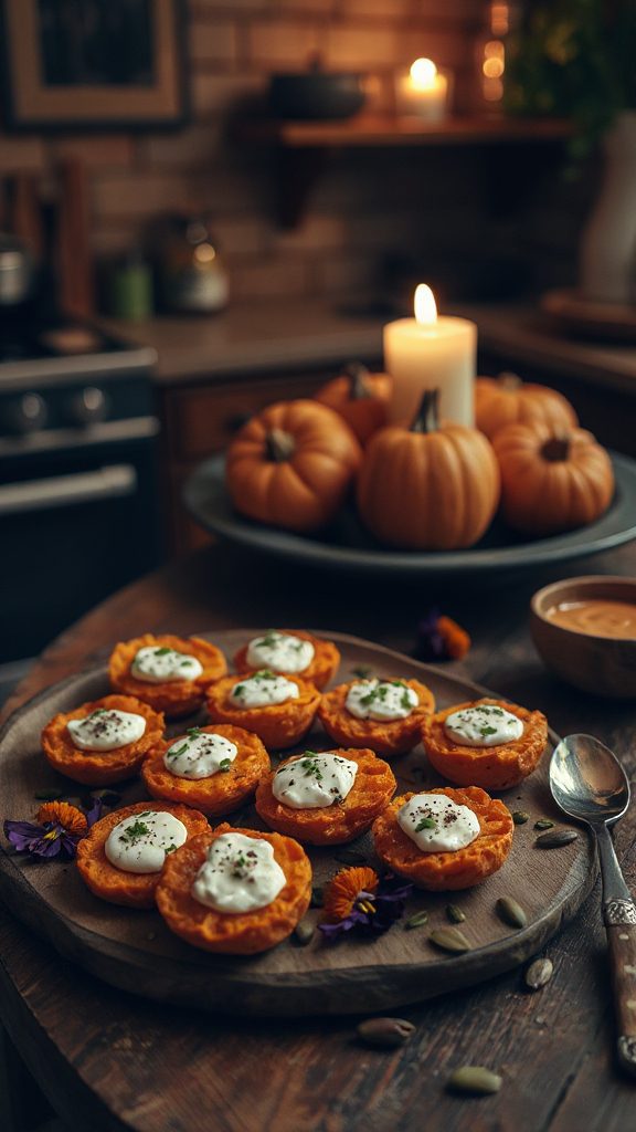 savory sweet potato appetizer