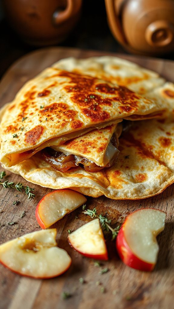 savory sweet quesadilla delight