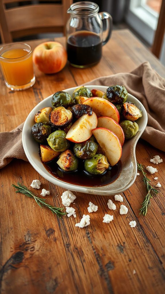 savory sweet roasted vegetable dish