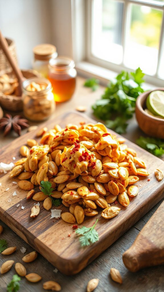 savory thai peanut clusters