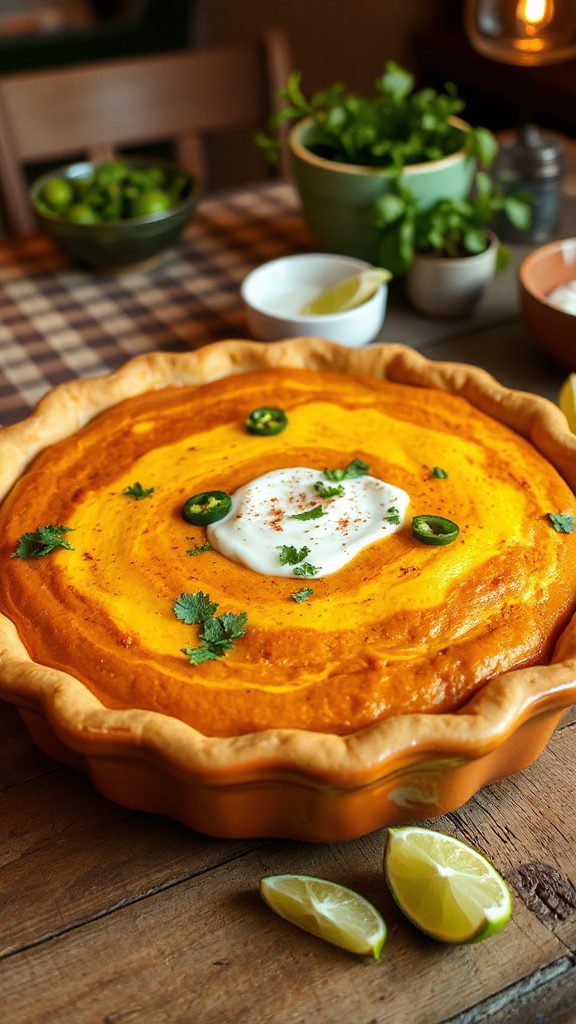 savory turkey pumpkin pie