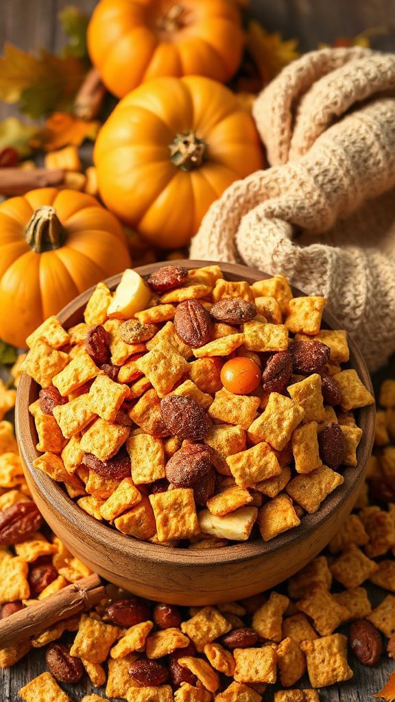 seasonal sweet snack mix