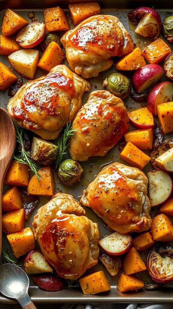 sheet pan chicken dinner