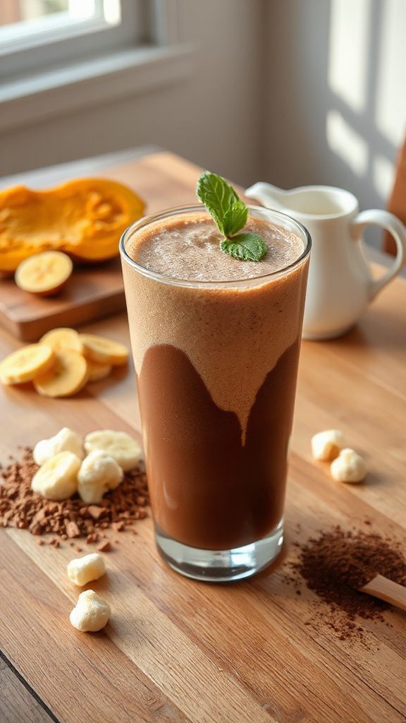 silky smooth cauliflower smoothie