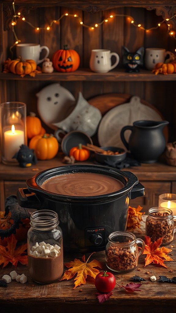 sinister slow cooker hot chocolate