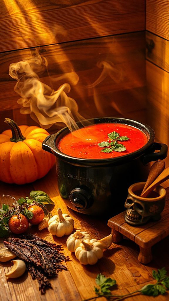 sinister slow cooker soup recipe