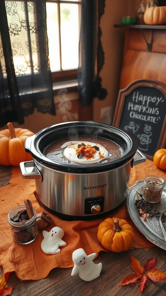 slow cooker hot chocolate recipe