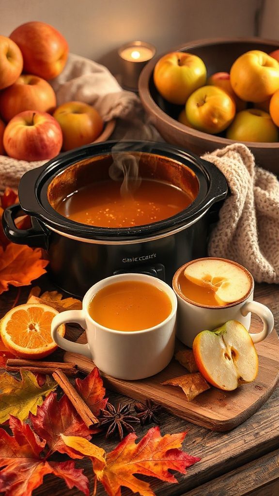 slow cooker spiced apple cider