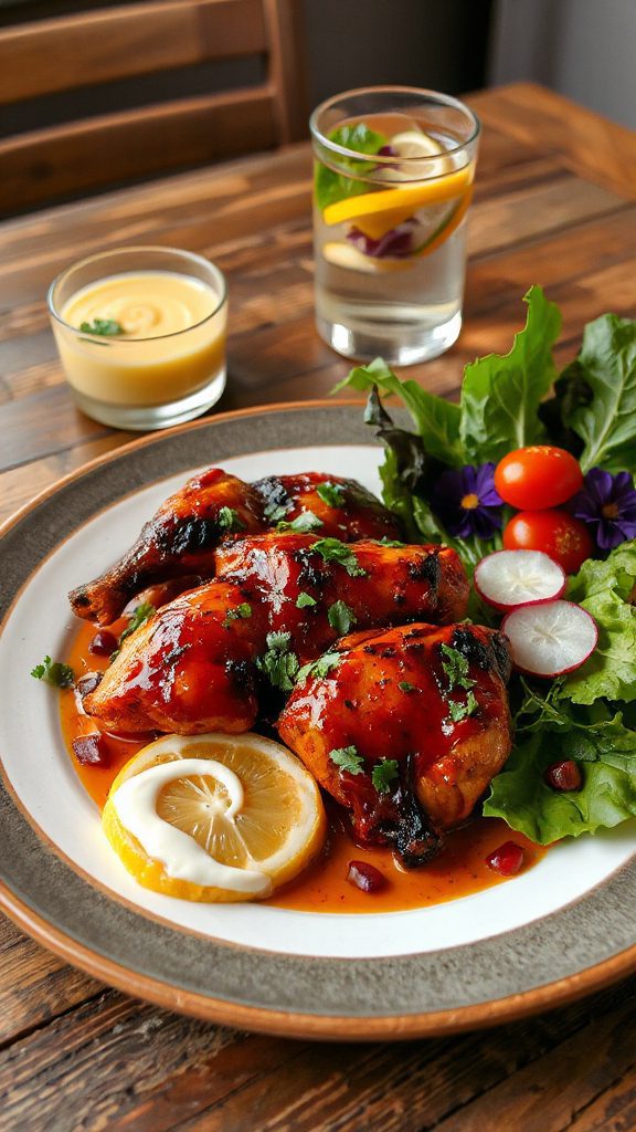 smoky chicken salad pairing