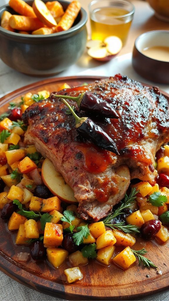 smoky cider braised pork