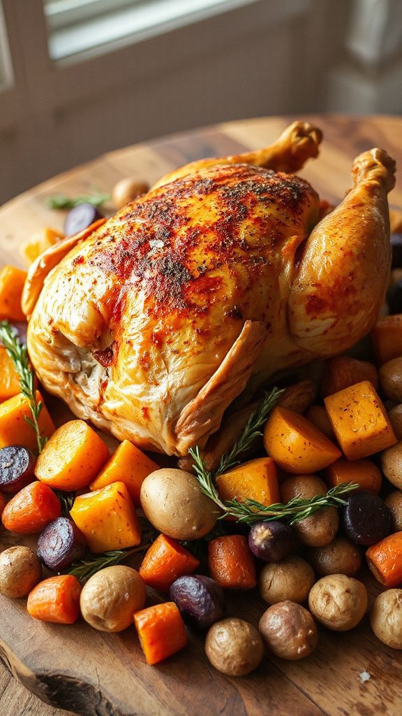 smoky paprika chicken dinner