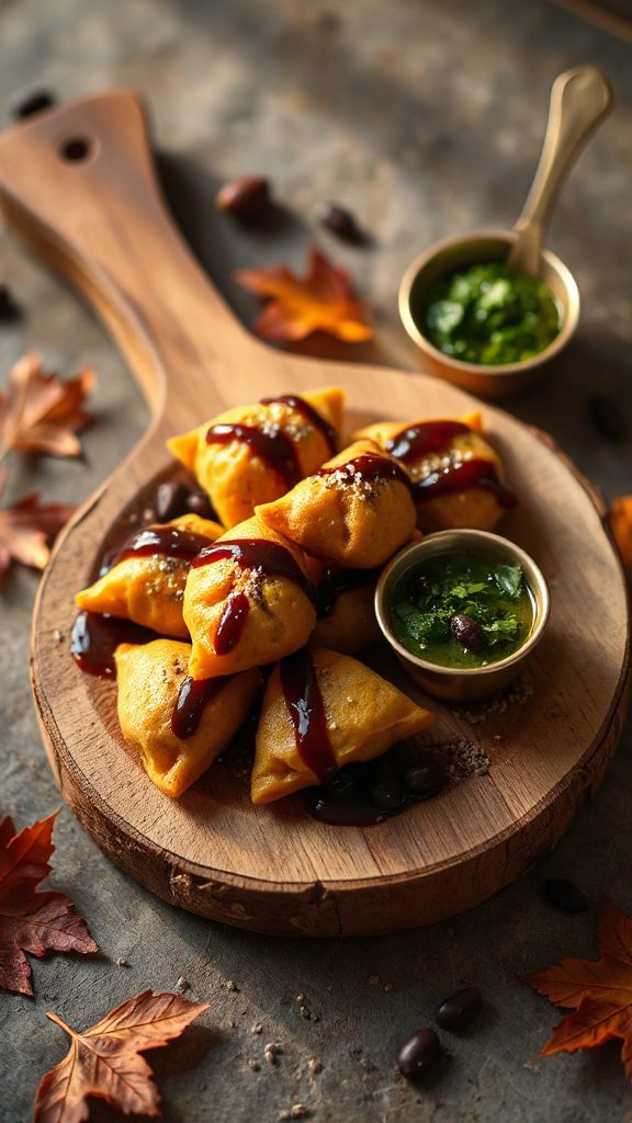 smoky pumpkin black bean bites