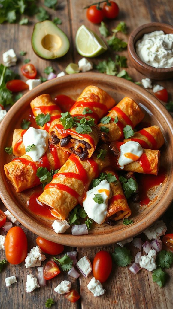smoky sweet potato enchiladas