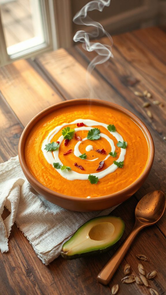 smoky sweet potato soup
