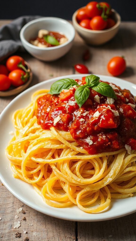 spaghetti squash with marinara