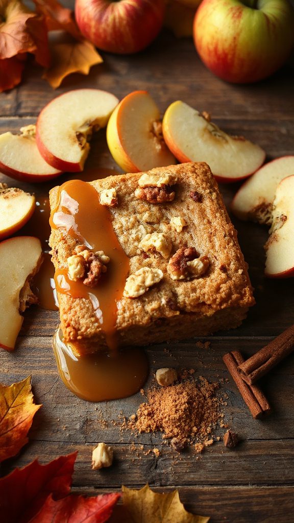 spiced apple blondies recipe