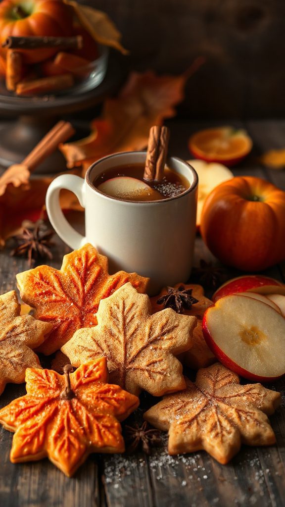 spiced apple cider cookies