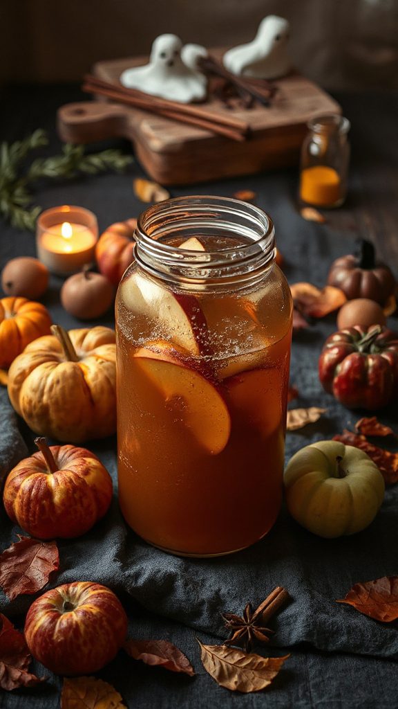 spiced apple cider kombucha
