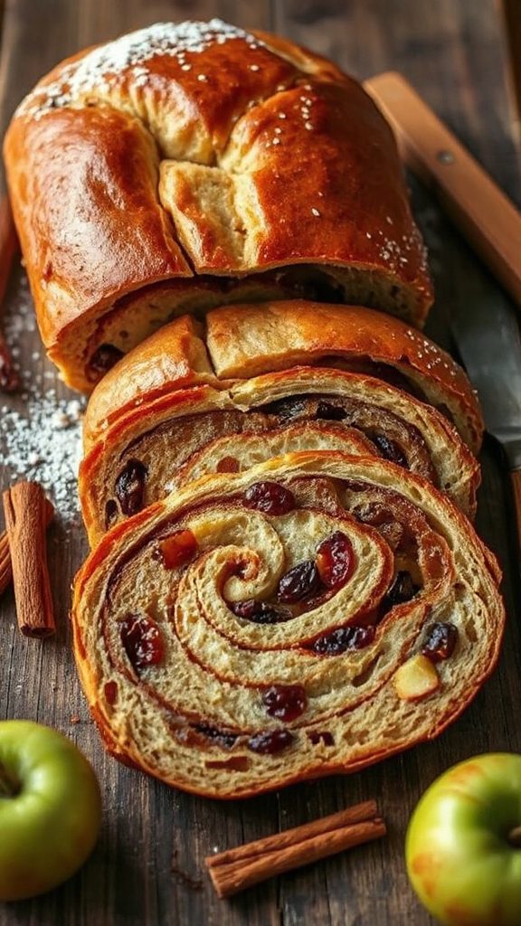 spiced apple cinnamon bread