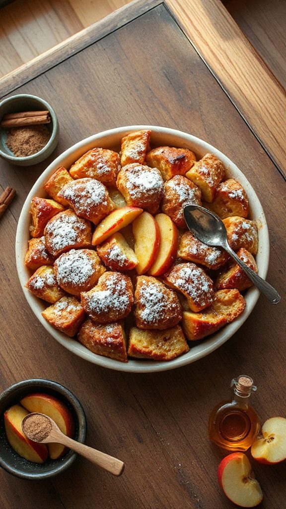 spiced apple french toast