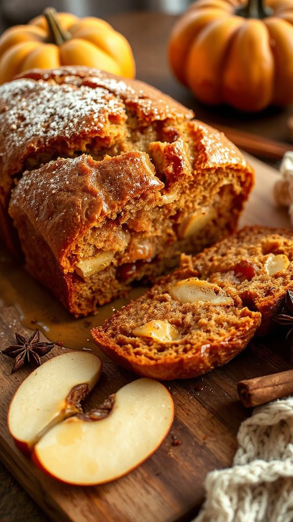 spiced apple fritter bread