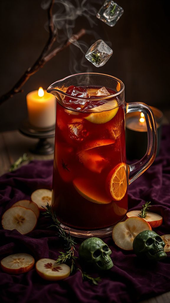 spiced autumn apple beverage