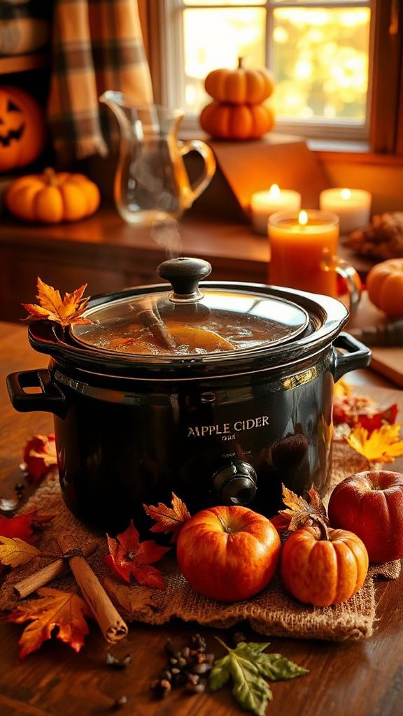 spiced autumn apple cider