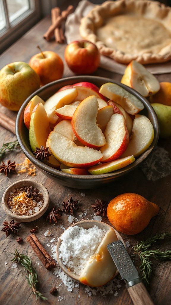 spiced fruit pie filling