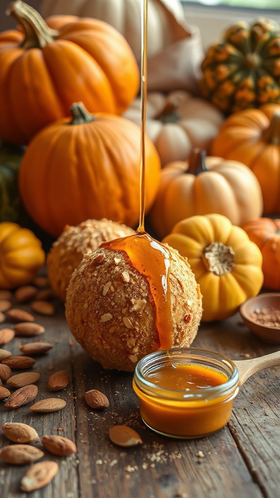 spiced honey pumpkin dessert