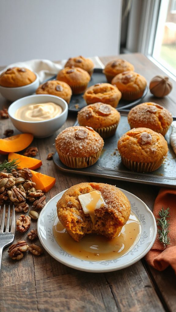 spiced pumpkin muffins recipe