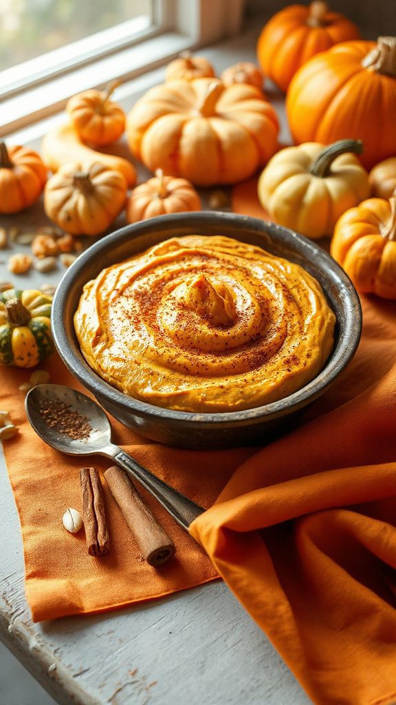 spiced pumpkin tempeh mousse