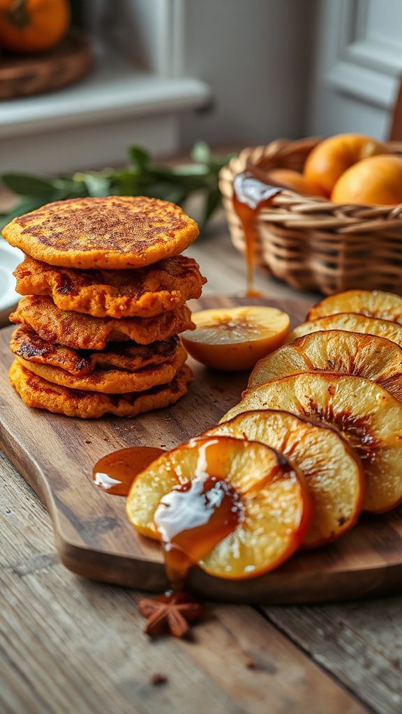 spiced sweet potato latkes