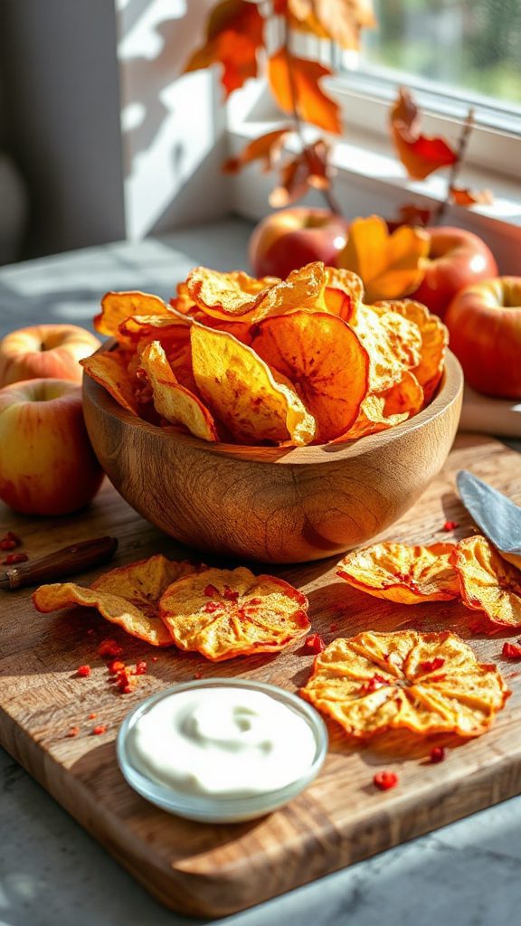 spicy apple chips recipe