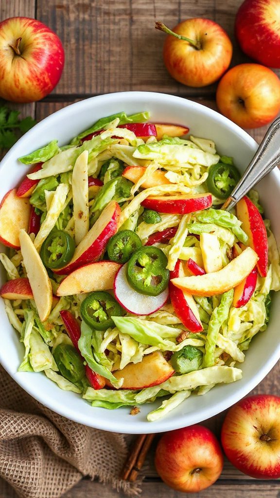 spicy apple slaw recipe