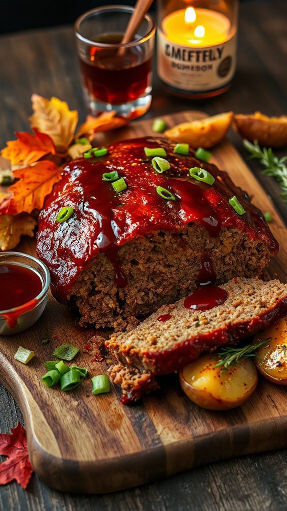 spicy bourbon infused meatloaf recipe