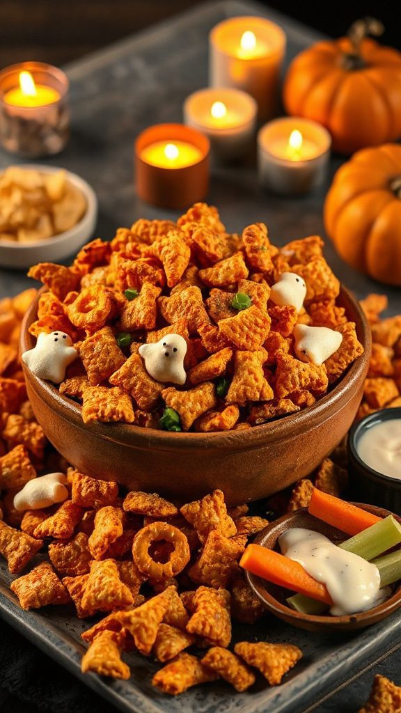 spicy buffalo chex mix