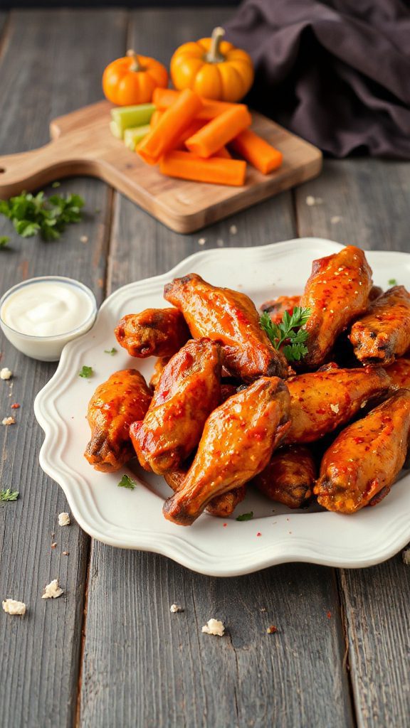 spicy buffalo chicken wings