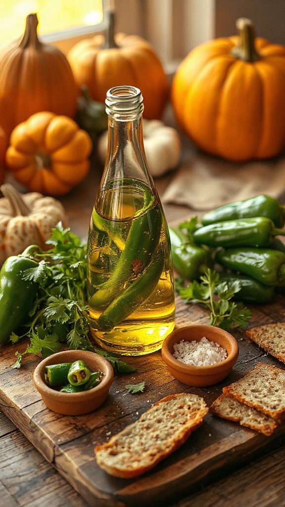 spicy cilantro jalape o oil