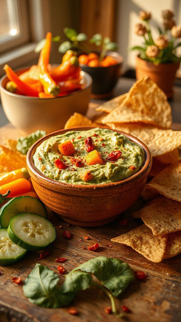spicy creamy avocado dip