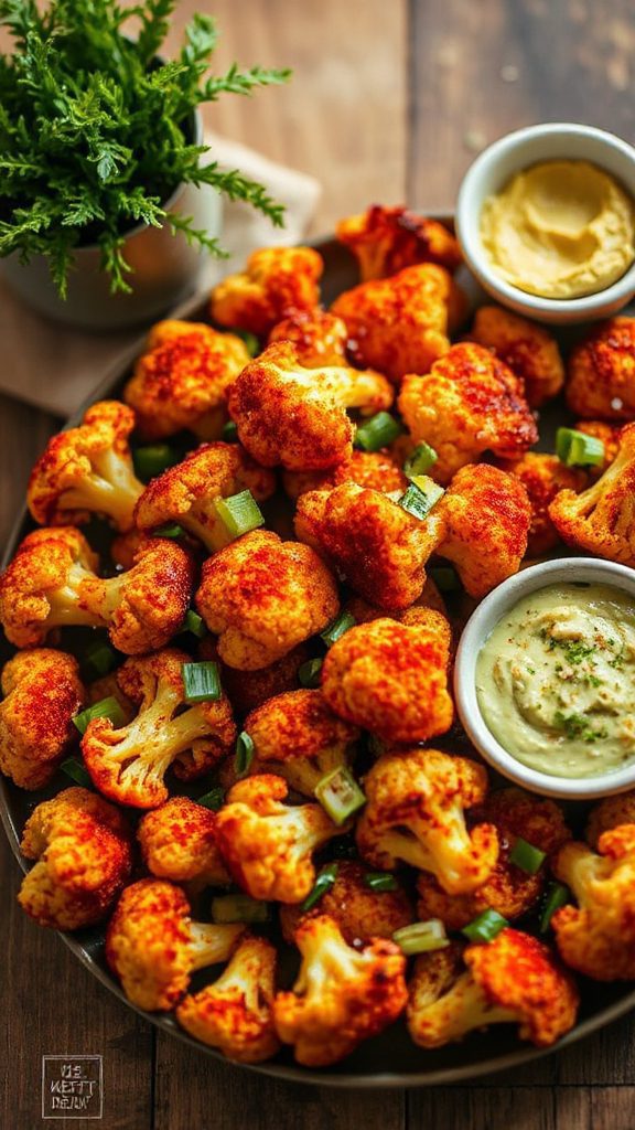 spicy keto cauliflower snack