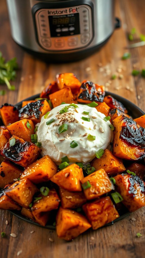 spicy miso pumpkin salad