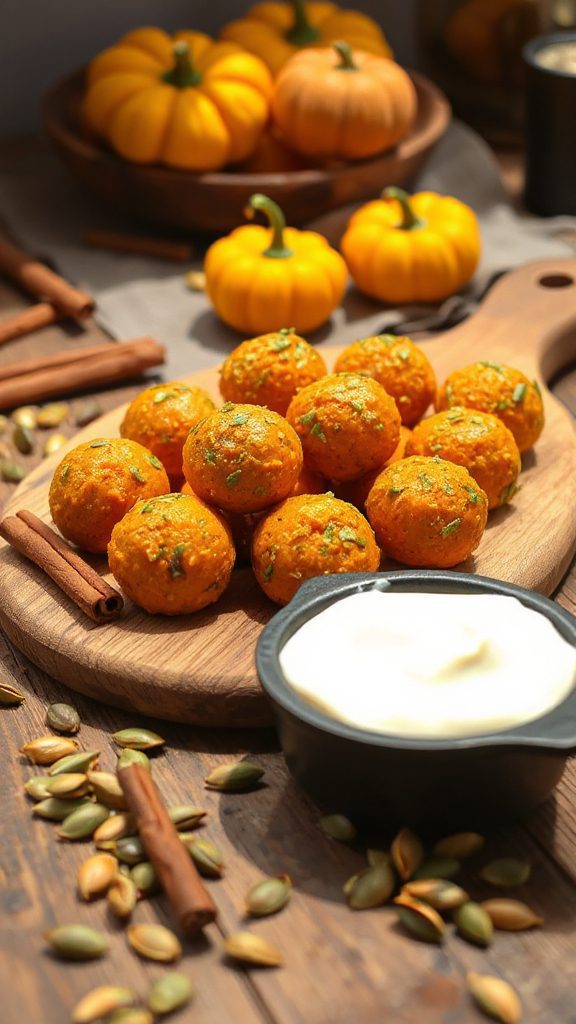 spicy pumpkin energy bites