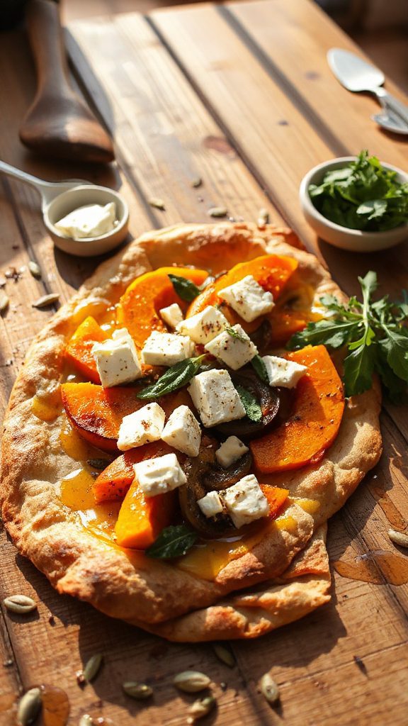 spicy pumpkin flatbread recipe