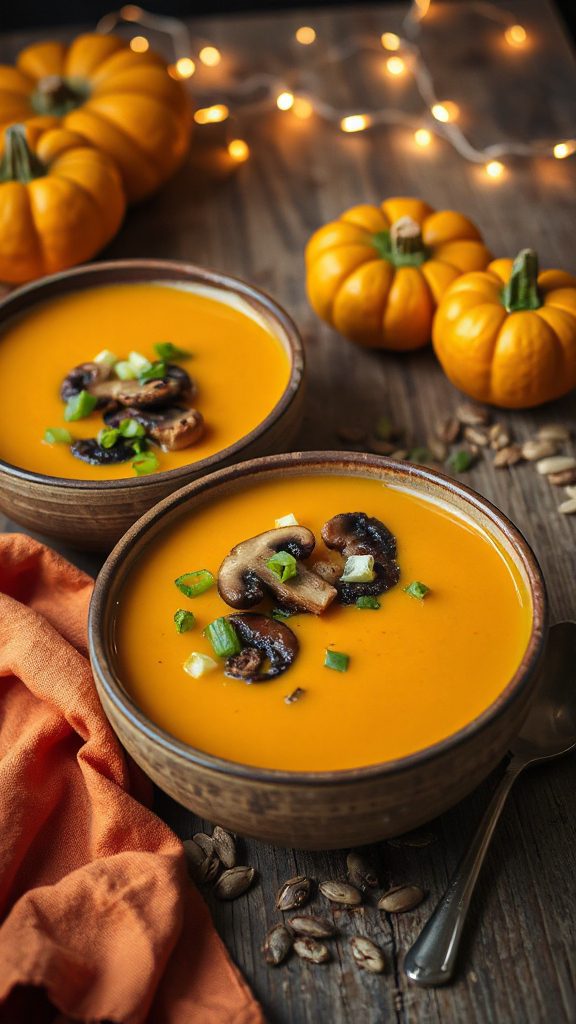 spicy pumpkin miso soup