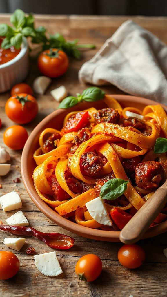 spicy pumpkin pasta delight