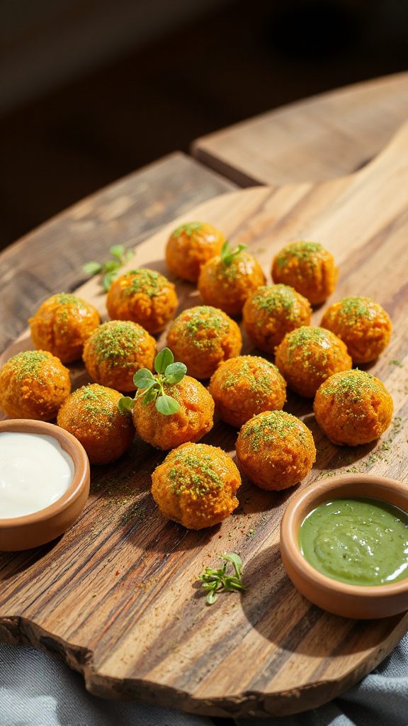 spicy sweet potato protein bites