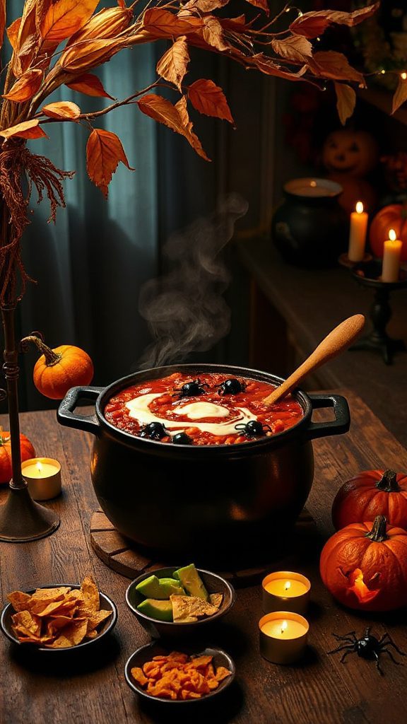 spider web chili delight