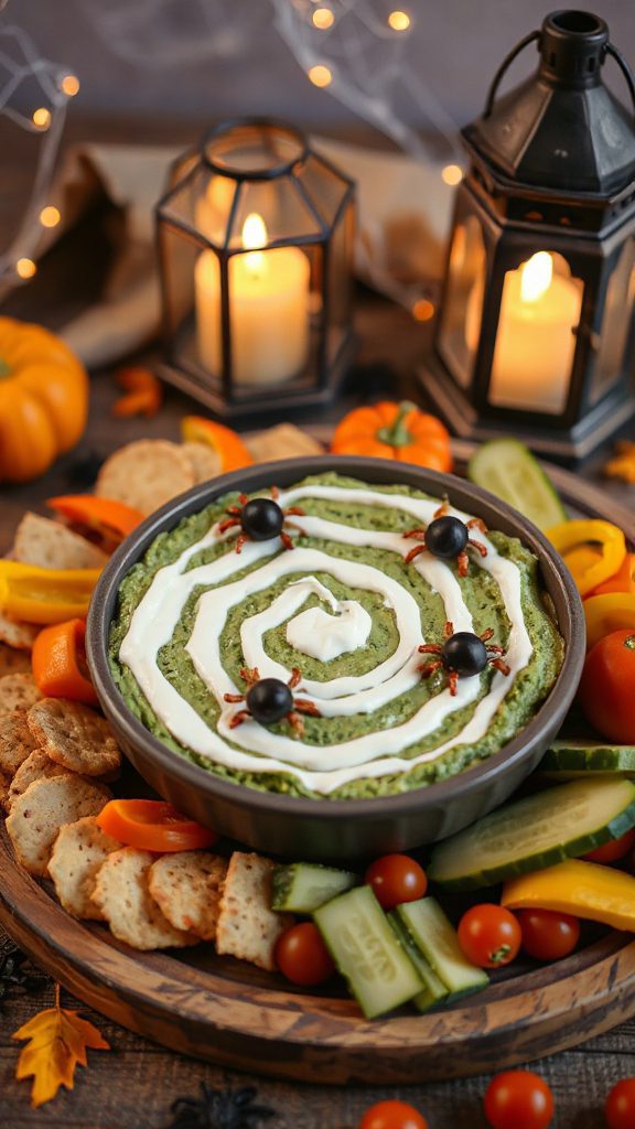 spider web dip recipe